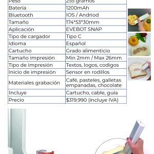 Impresora CL-3 comestible - Imagen 2